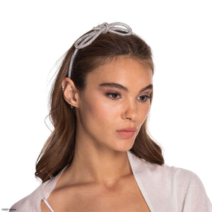 Barbie X Carolyn Rowan Crystal Bow Headband - Crystal