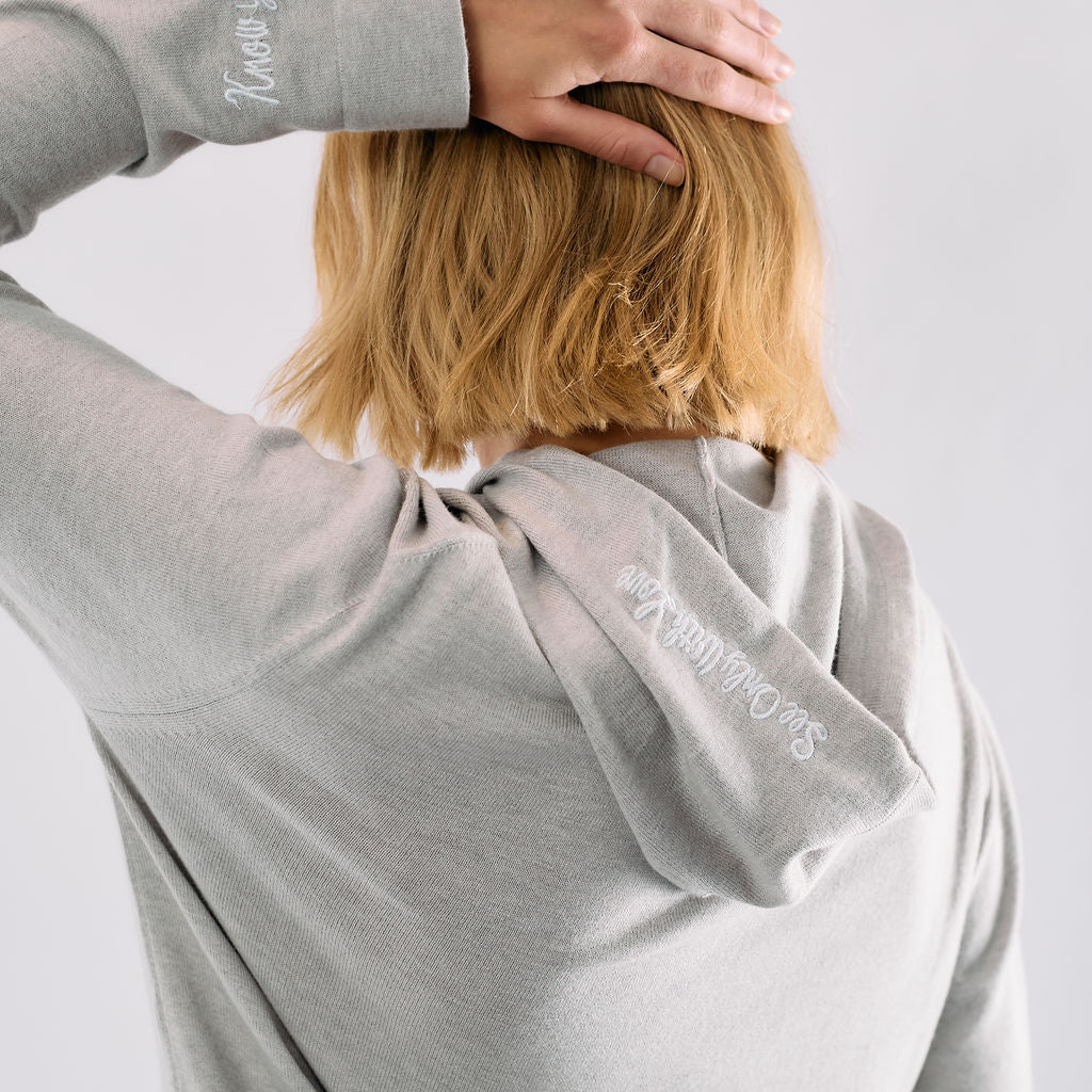 Cotton Cashmere Inspirational Hoodie