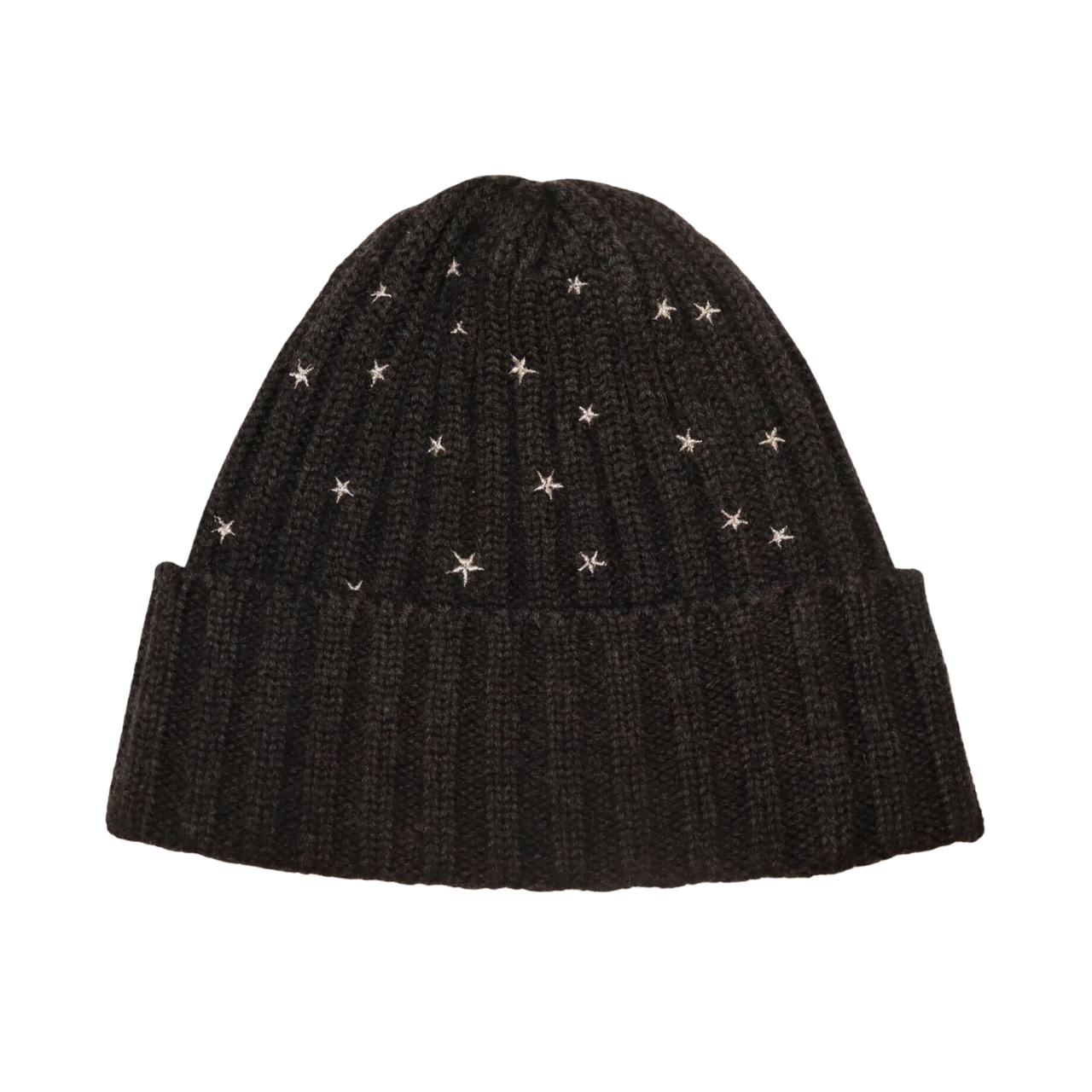 Merino Beanie w. Embroidered Stars