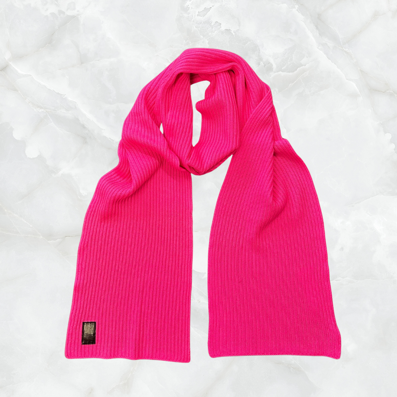 Cashmere Ribbed Scarf