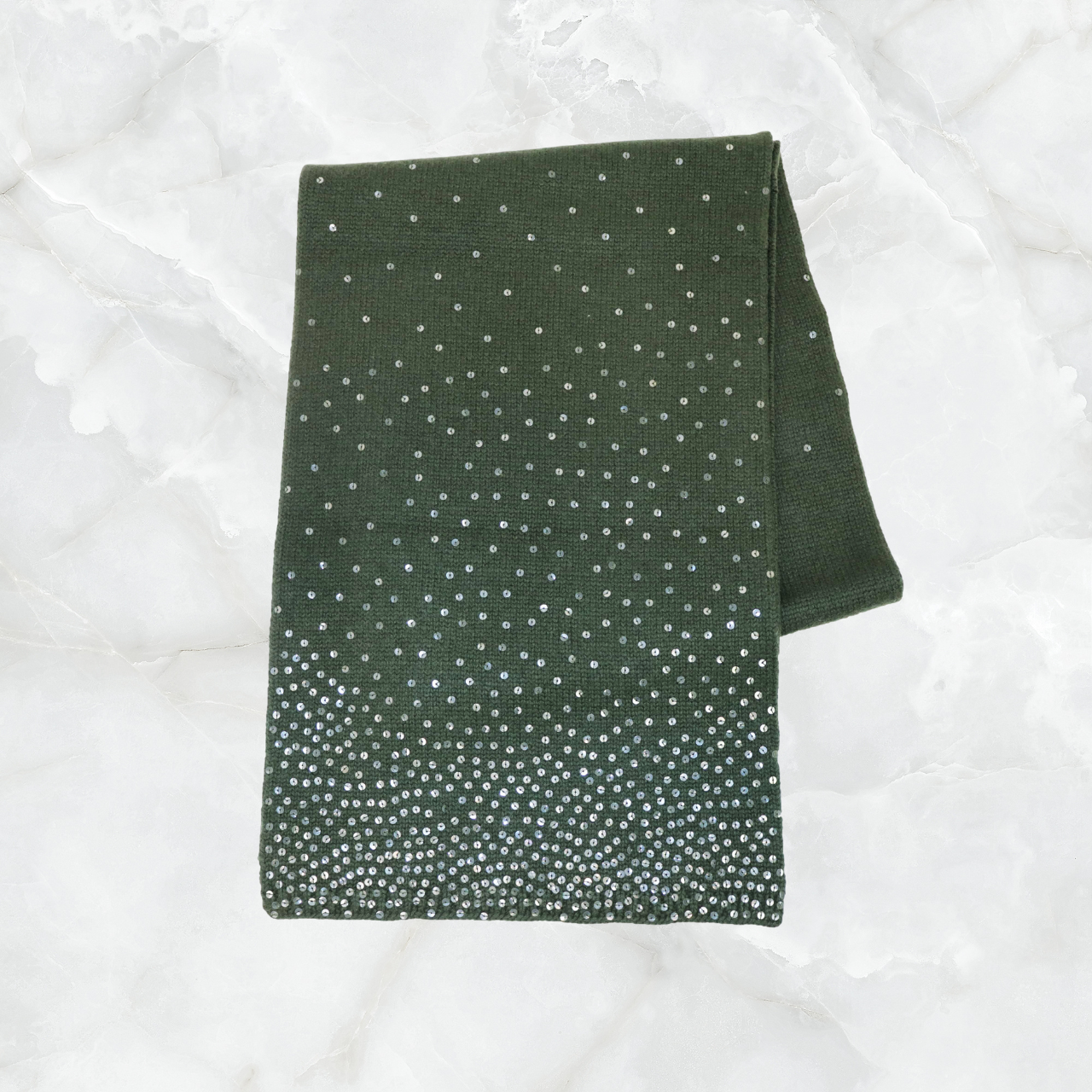 Cashmere Scarf w. Sequins Gradient