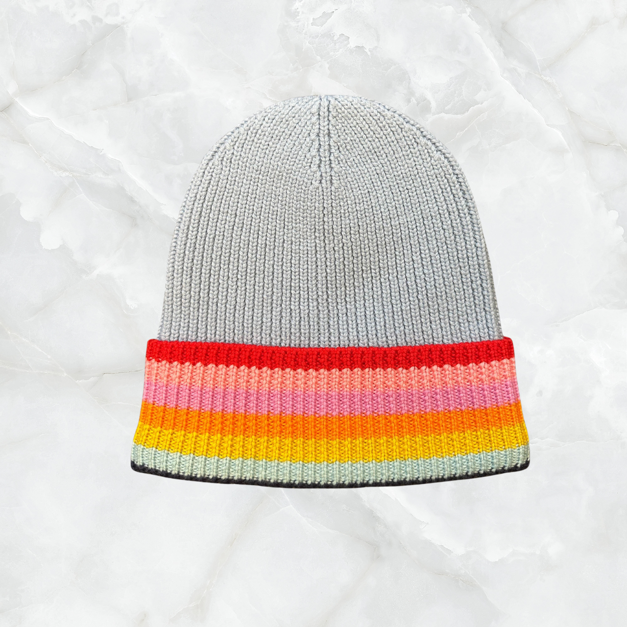 Multicolor Merino Beanie