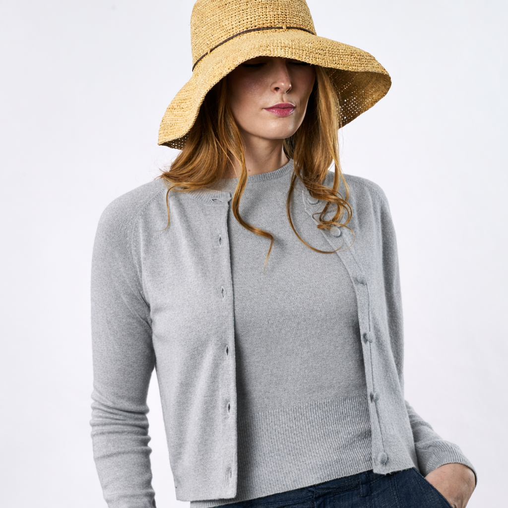 Cashmere Twin Set - Light Grey