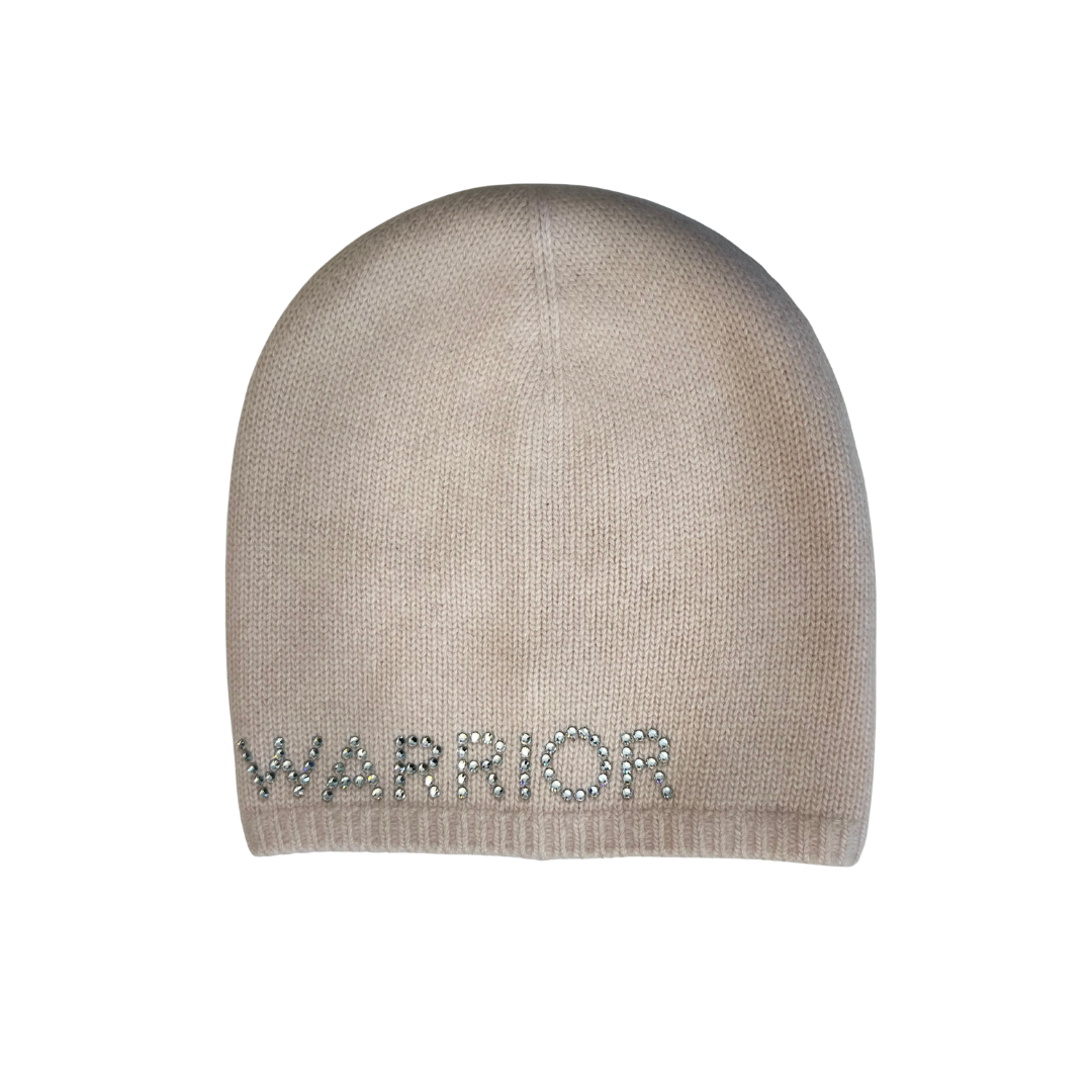Bedazzled Warrior Cashmere Beanie by Carolyn Rowan