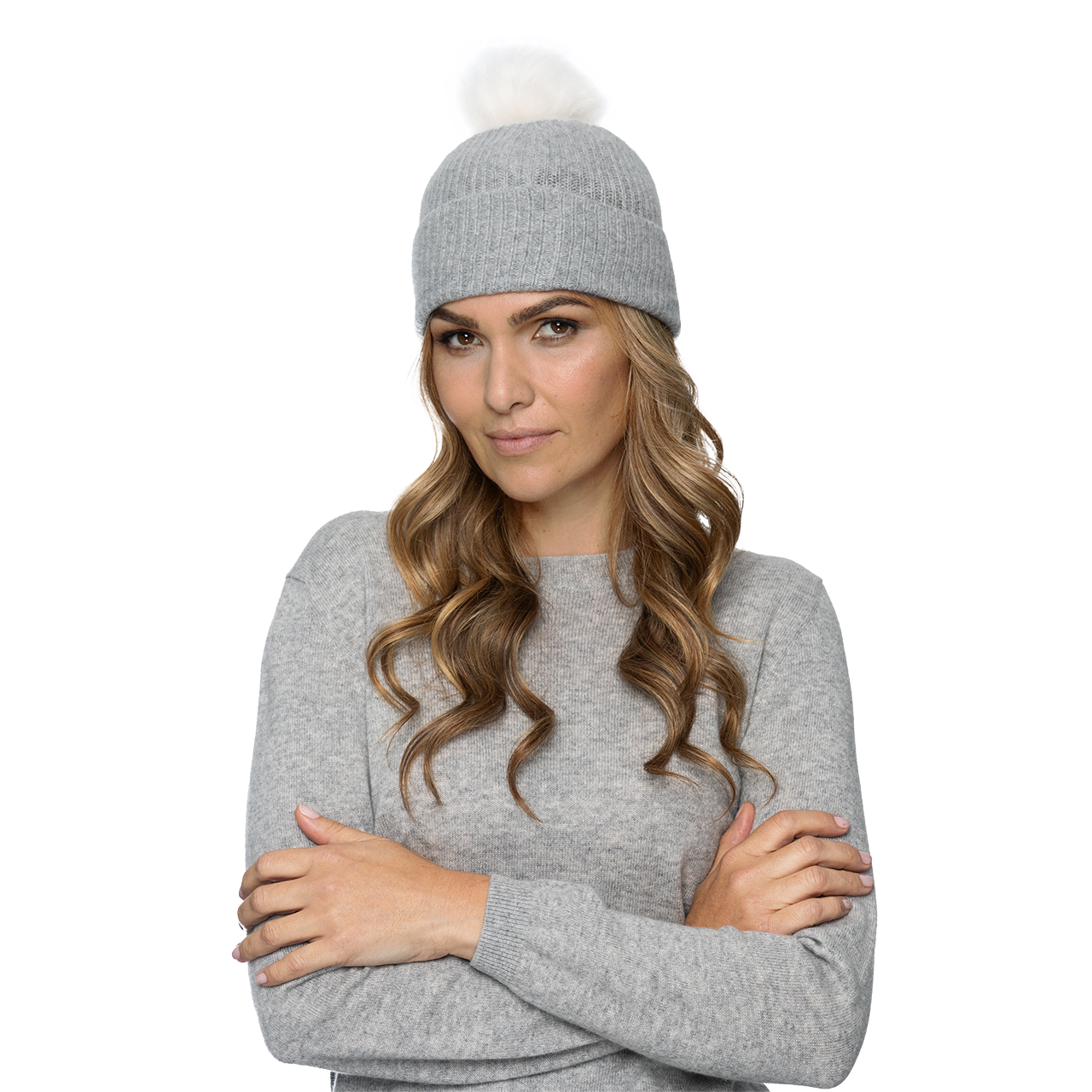 Ribbed Knit Pom Beanie - Zitelle