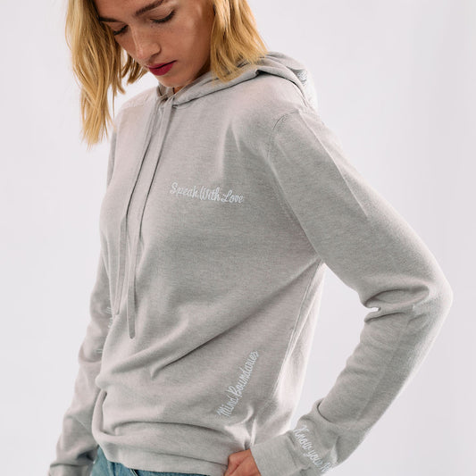 Cotton Cashmere Inspirational Hoodie