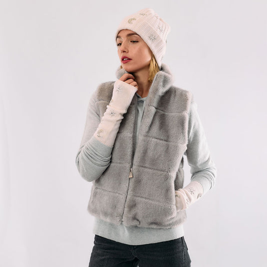 Faux Fur Tiered Vest