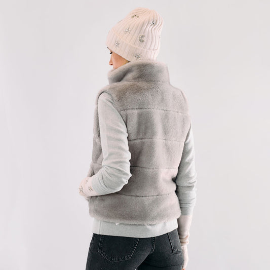 Faux Fur Tiered Vest