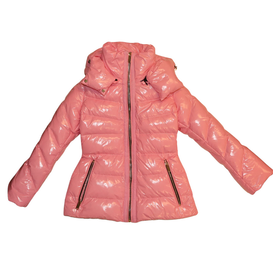 Quilted Ski Jacket w. Detachable Hood