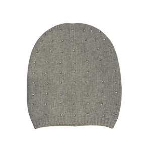 Cashmere Long Beanie w. Swarovski Star Rows