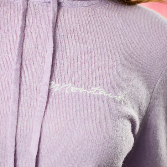 Cashmere Montauk Embroidered - Lavender