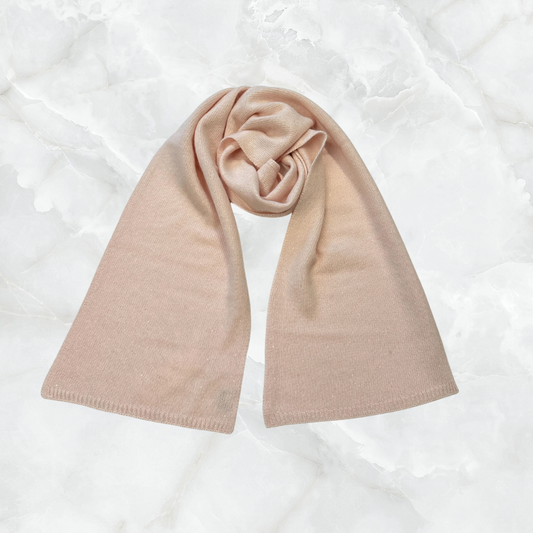 Cashmere Scarf with Micro Monochromatic Scattered Crystals