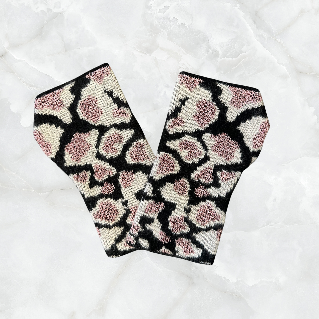 Cashmere Cheetah Intarsia Print