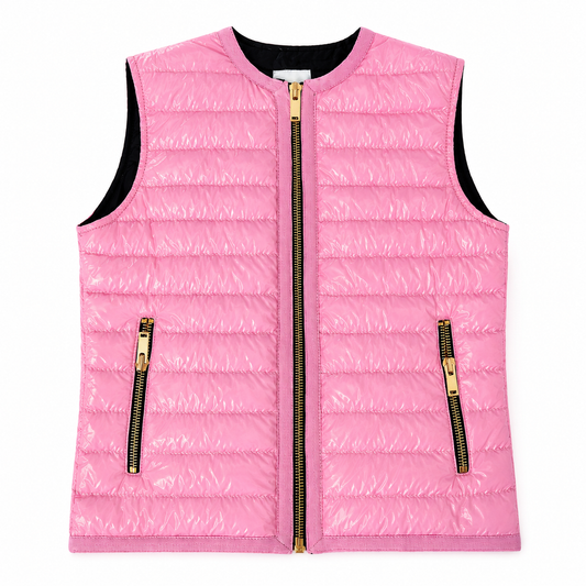Pink Puffer Vest