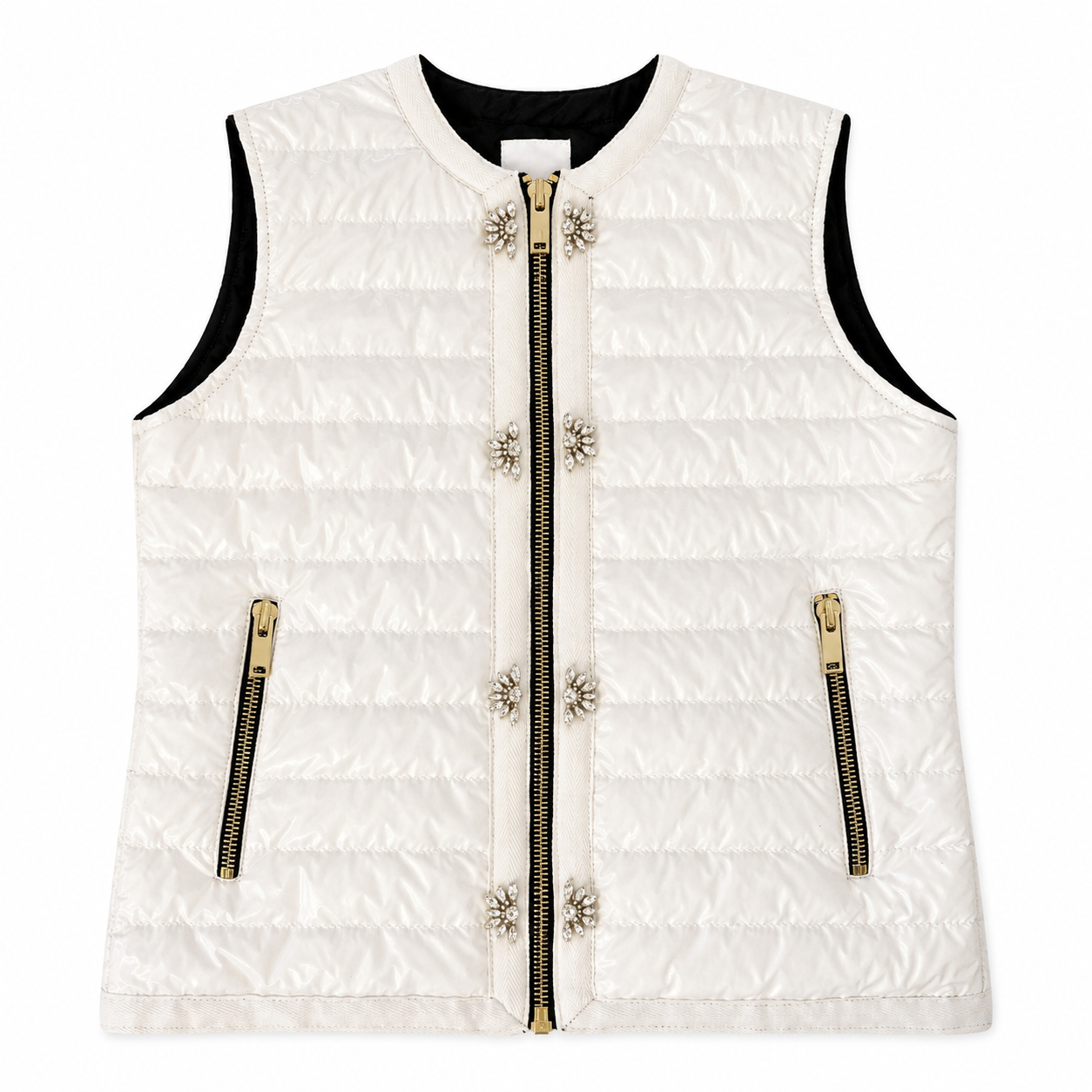 White Puffer Vest
