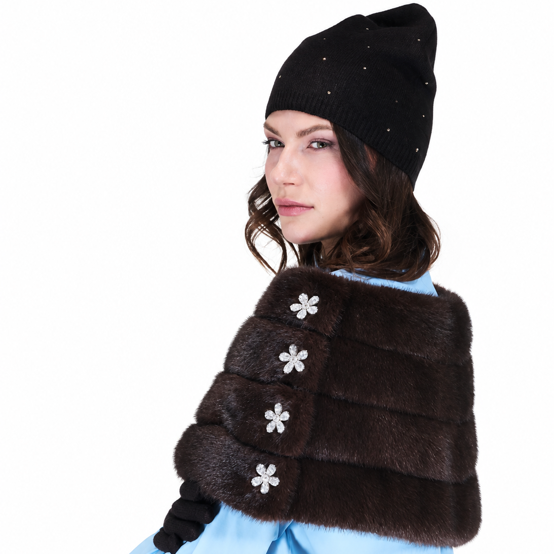 Faux Fur Emilia- Chocolate Brown