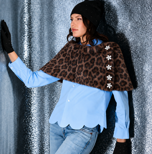 Faux Fur Emilia- Leopard
