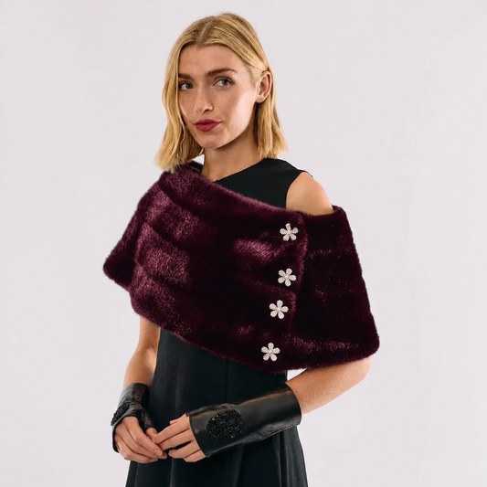 Faux Fur Emilia- Wine