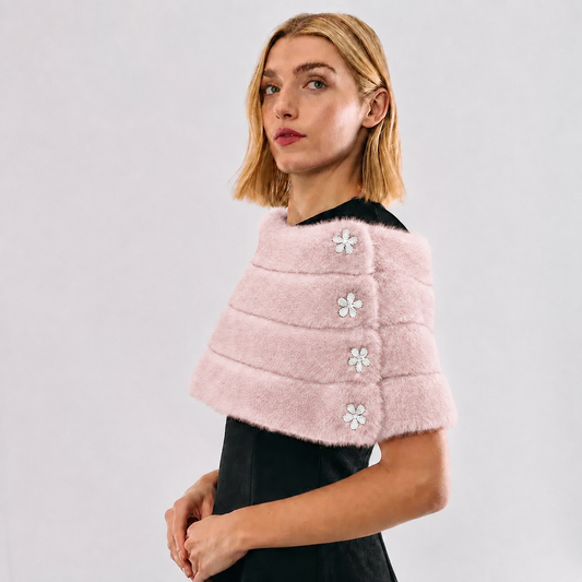 Faux Fur Emilia-Pink