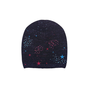 Merino Beanie w. Lurex Constellations & Stars