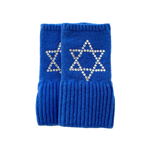 Cashmere Fingerless Cuff Gloves - All proceeds to UJA