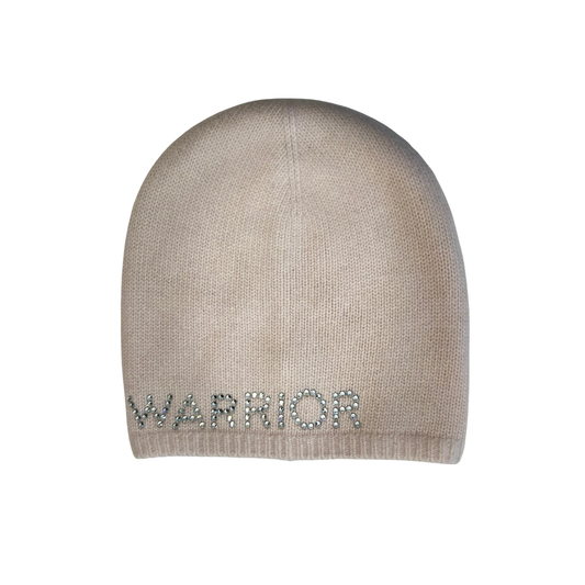 Bedazzled Warrior Cashmere Beanie by Carolyn Rowan