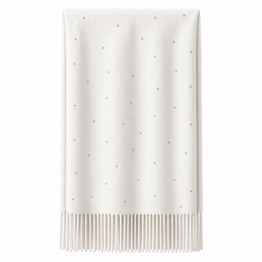Cashmere Blend Pashmina with Scattered Crystals